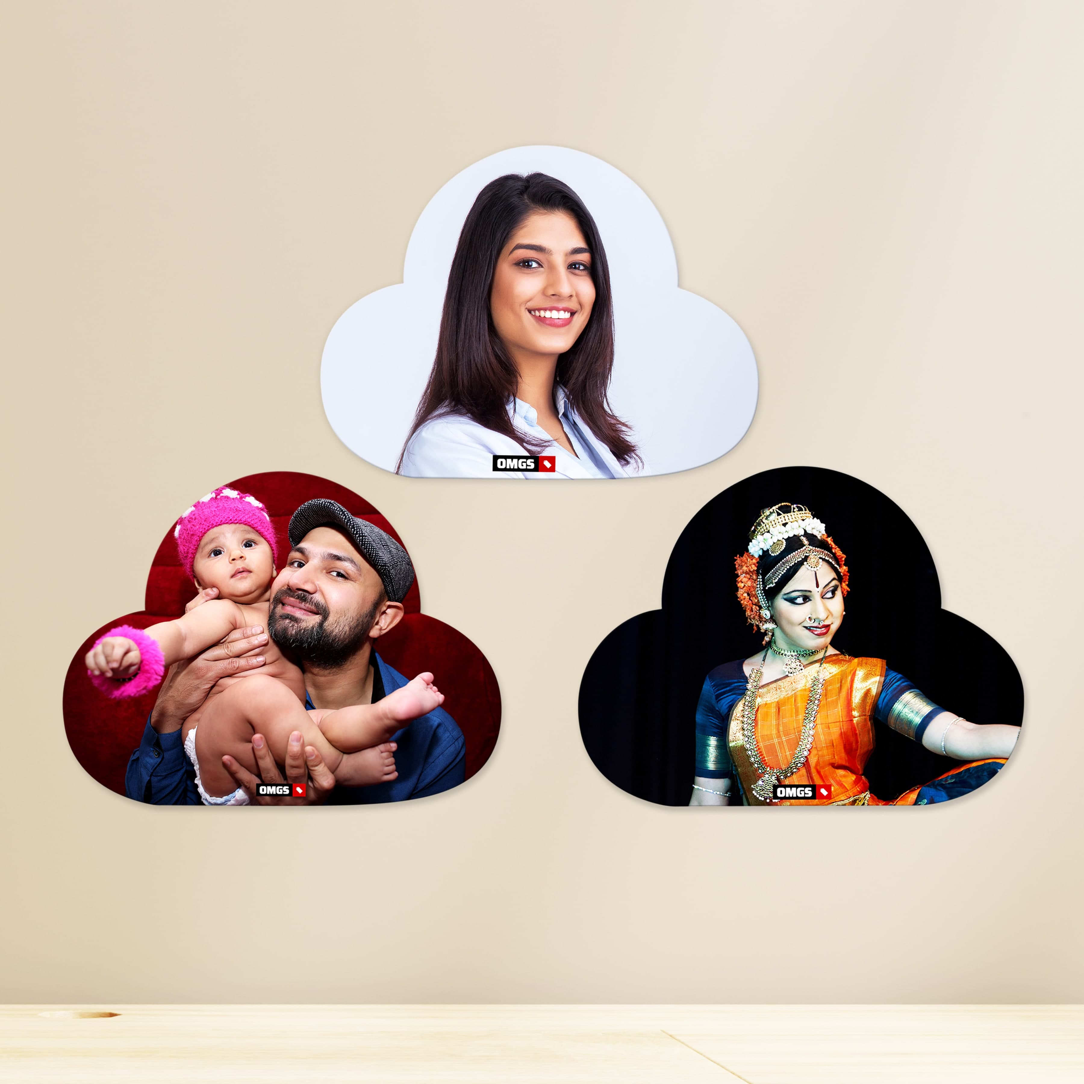 OMGs Cloud Mini Acrylic Wall Gallery - Image 1
