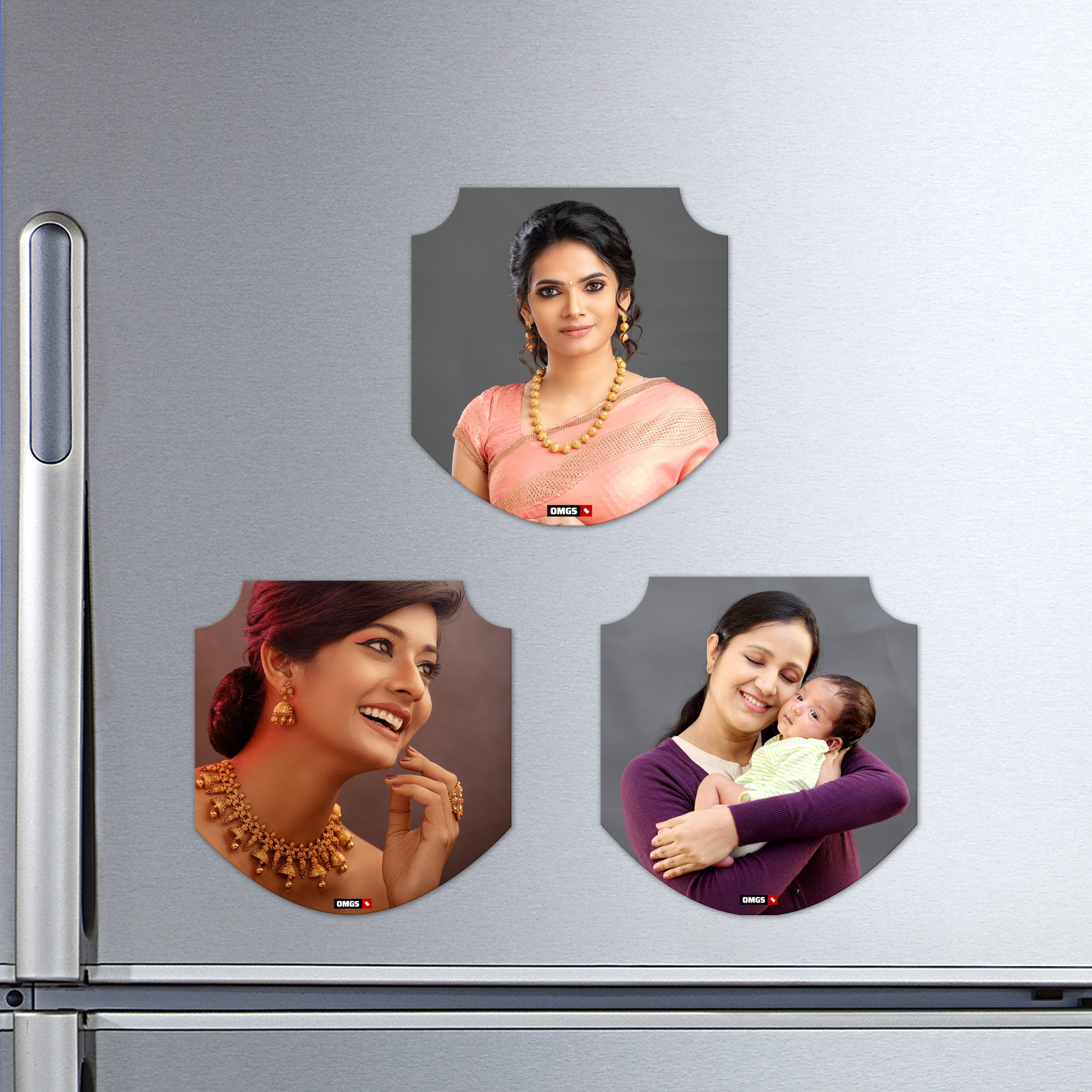 OMGs Top Depth Corners Shape Acrylic Fridge Magnet - Image 1