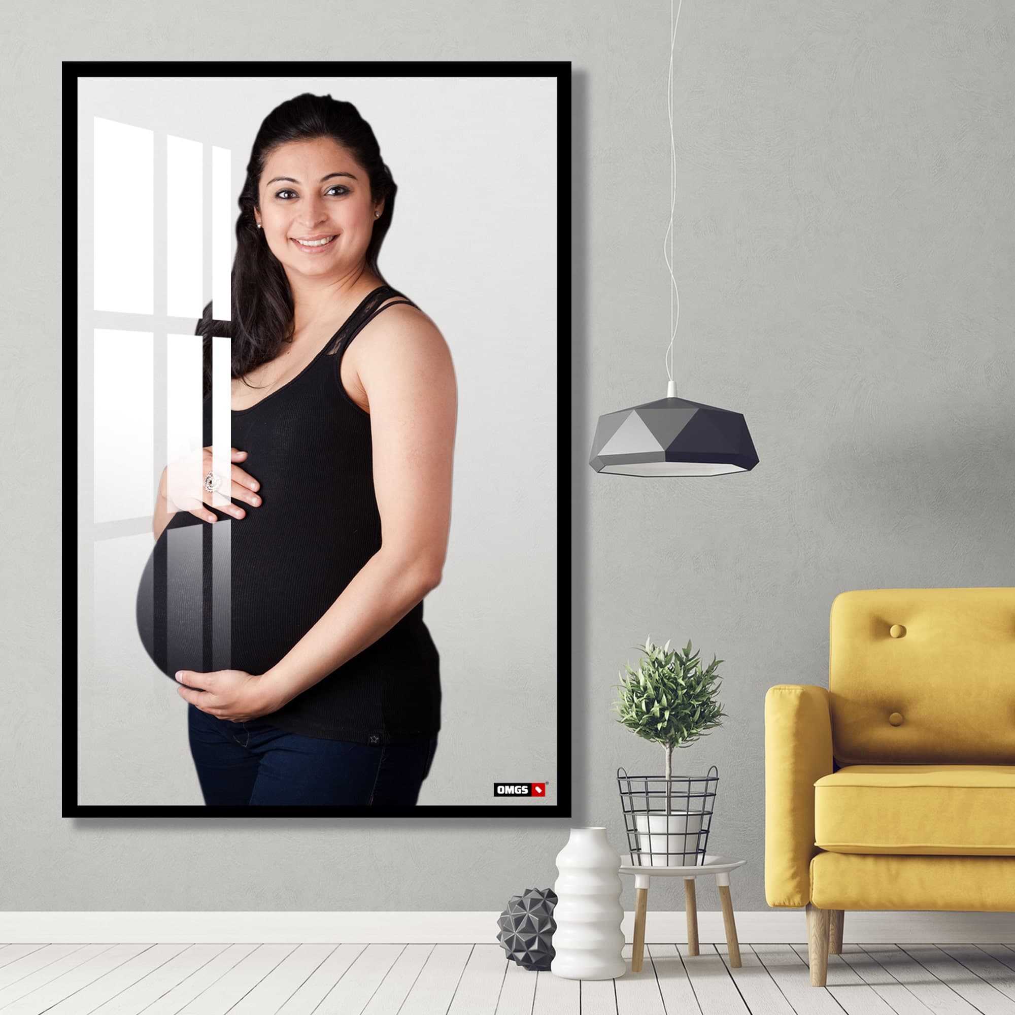OMGs Transparent Framed Acrylic Photo | Home Decor - Image 1