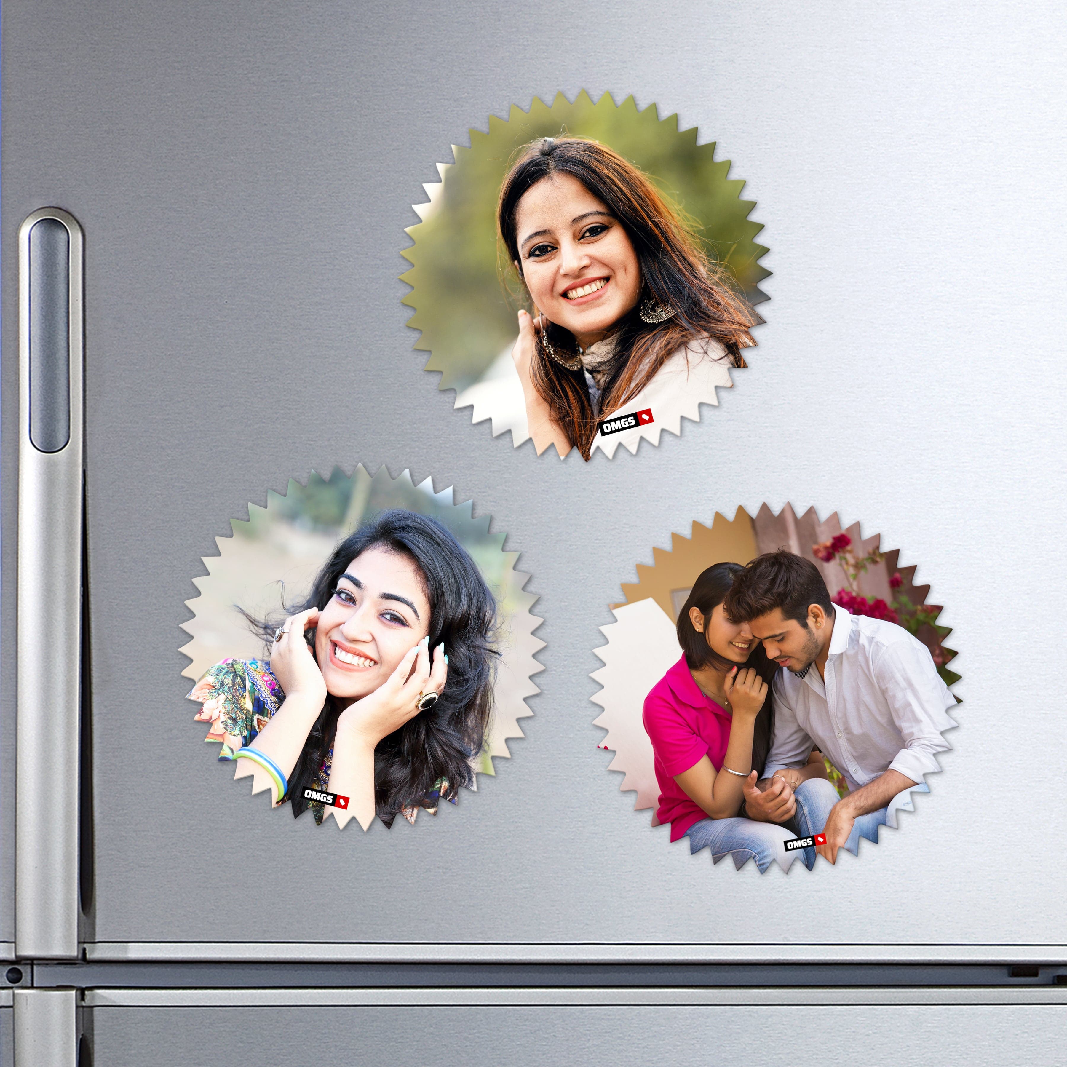OMGs Chakra Shape Acrylic Fridge Magnet - Image 1