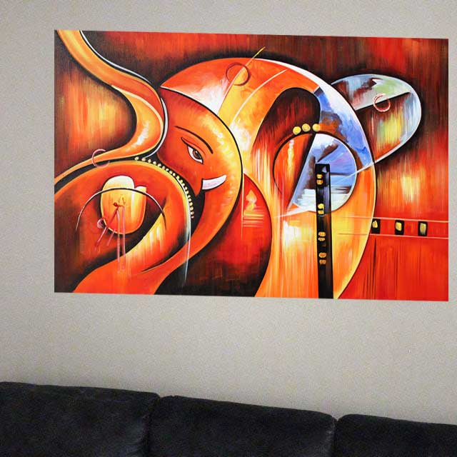 Ganesha Premium Acrylic Wall Art - Image 1