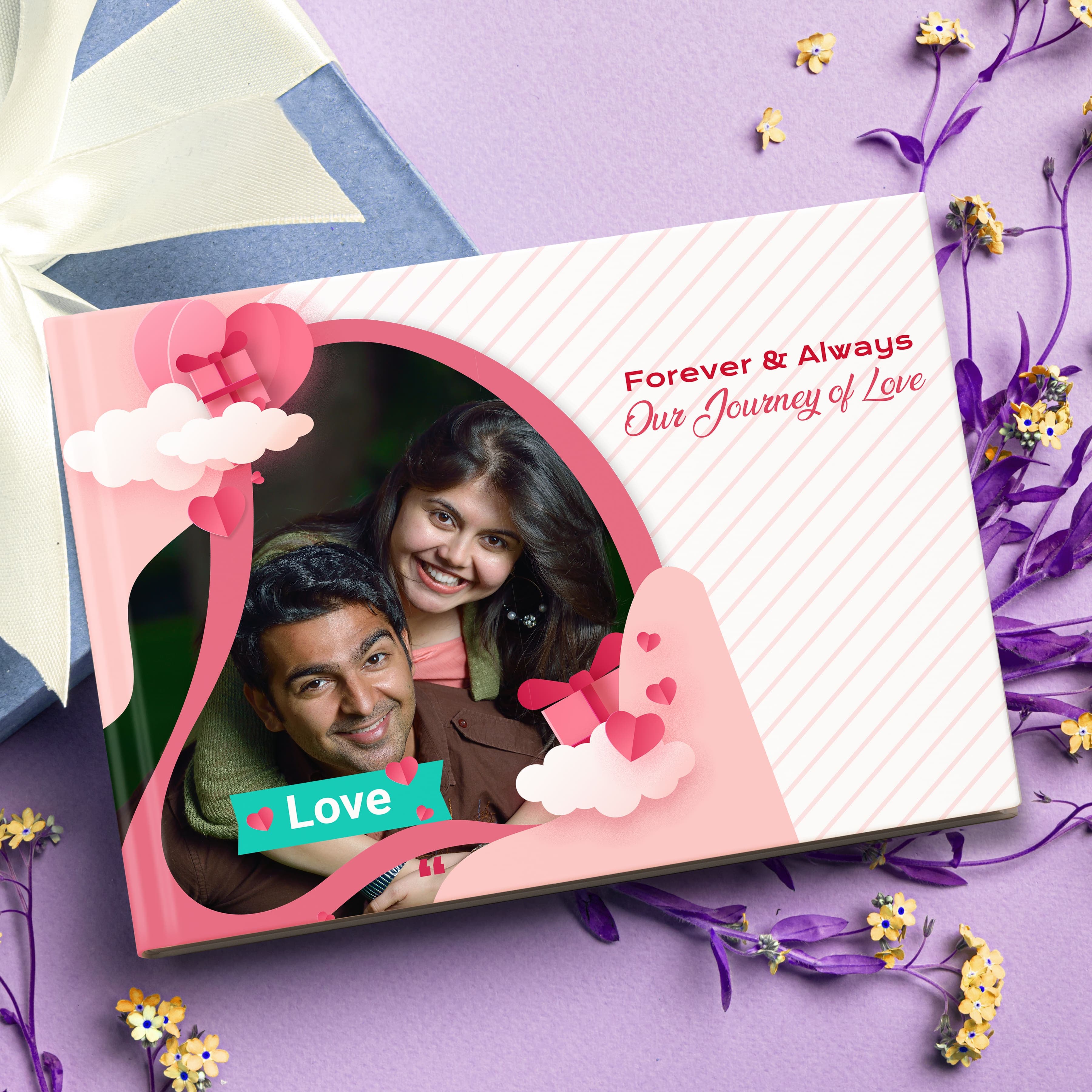 Happy Family Personalised Photo Album - Image 1