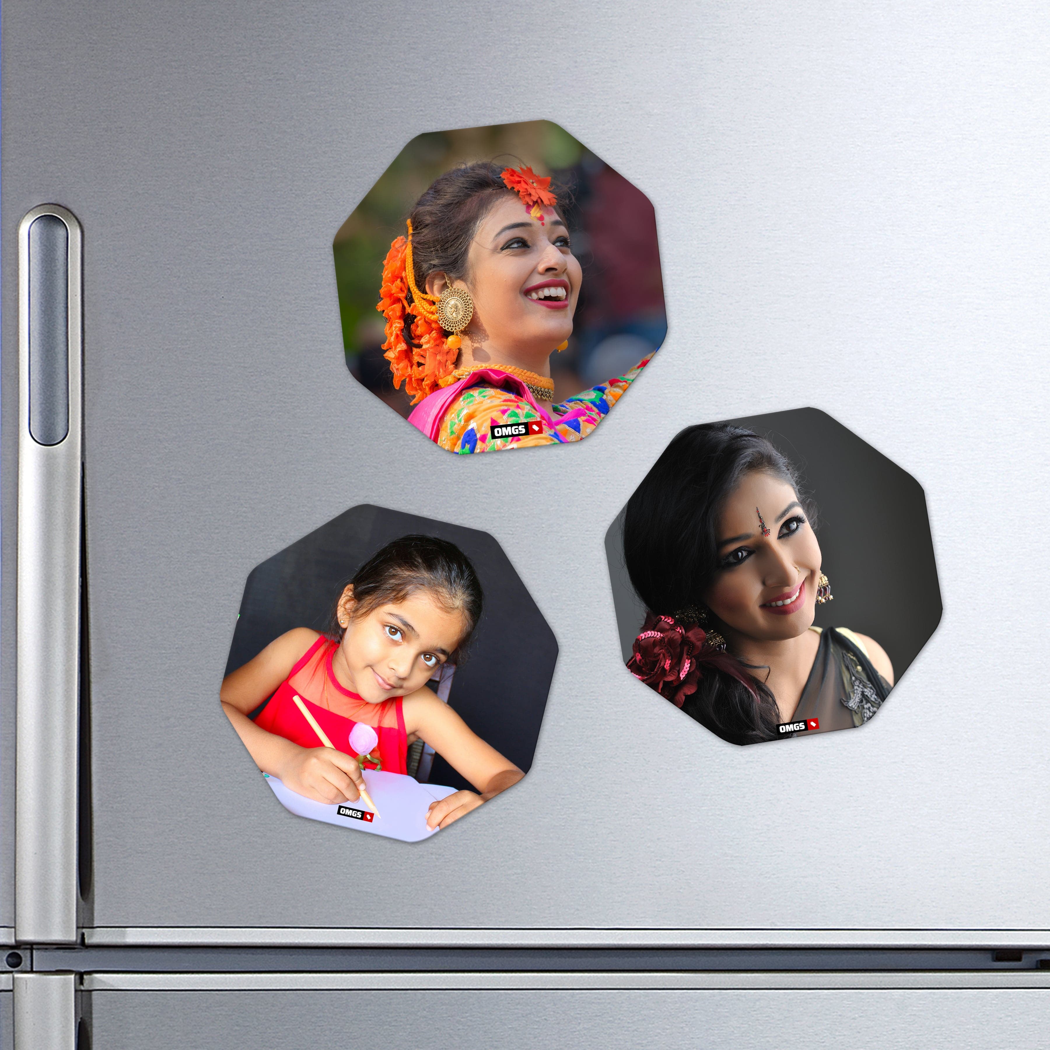 Ikonnic Octa Shape Acrylic Fridge Magnet - Image 1