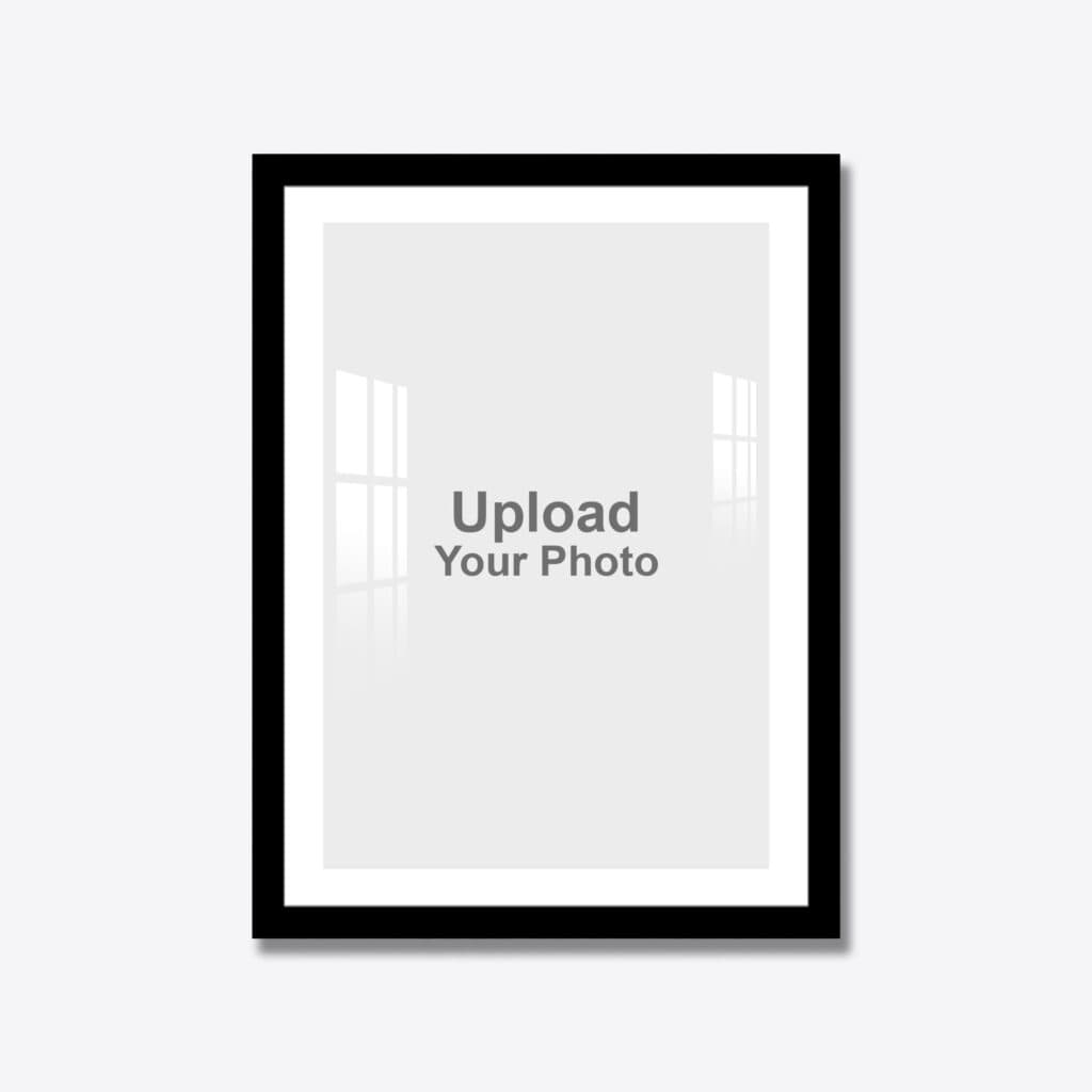 Portrait Acrylic Wall Photo Dual Border - Image 1