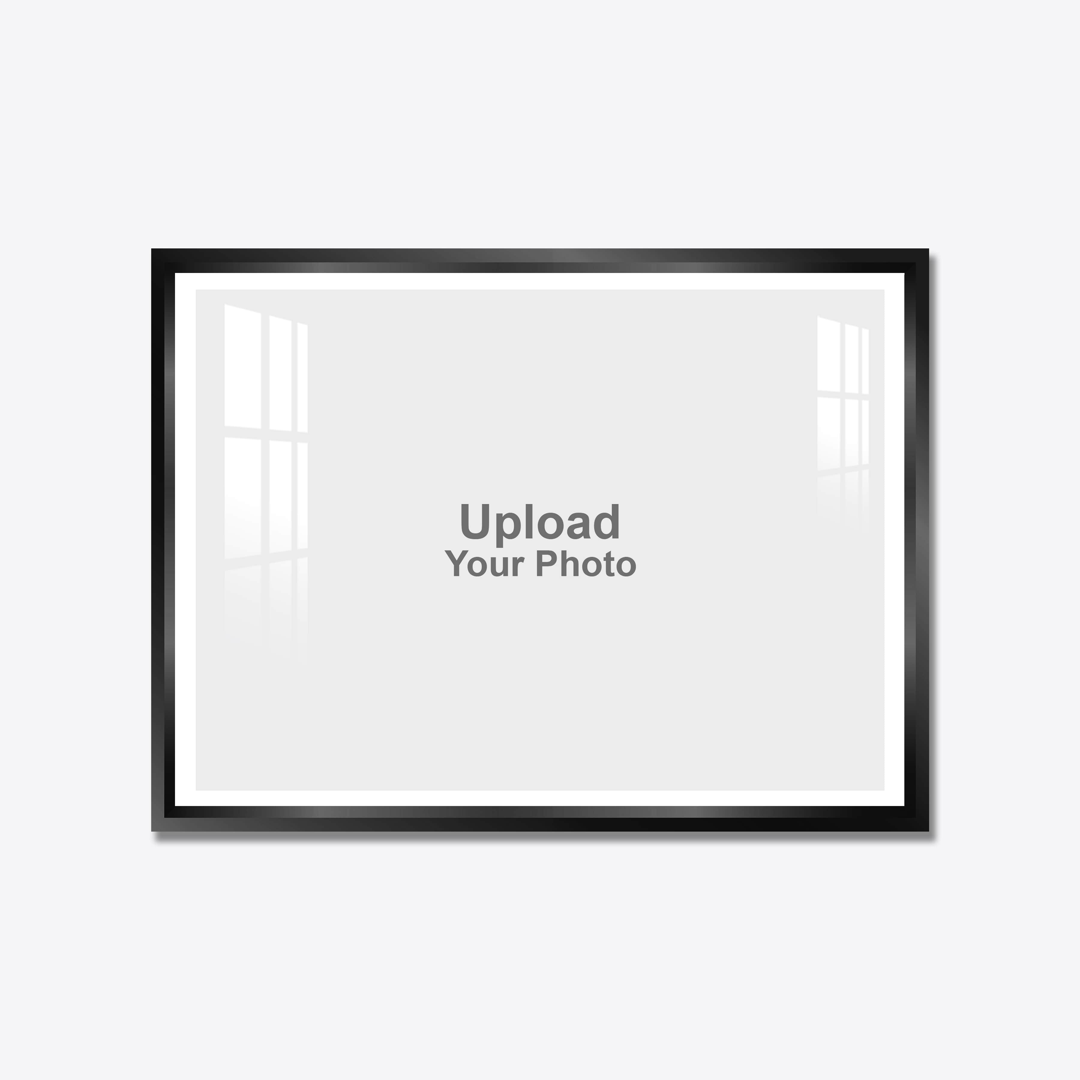 Acrylic Photo Aluminum Frame Dual Border Landscape - Image 1